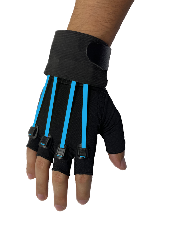 guanteazul Guante EXOHAND